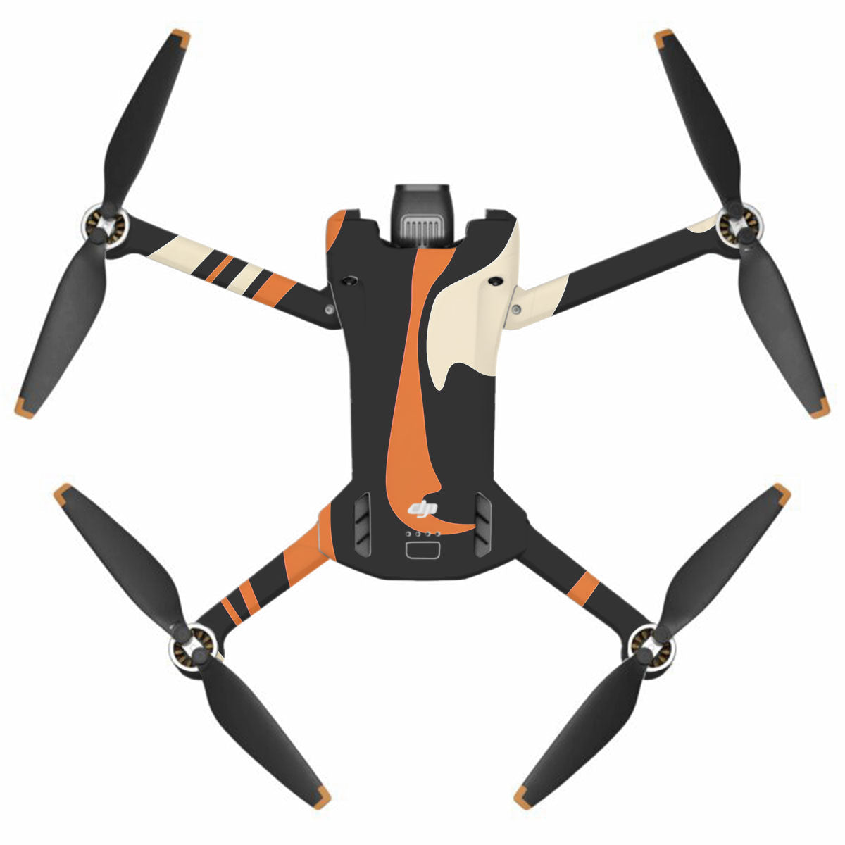 Mid-Century Abstract Swirl DJI Mini 3 Pro Drone Skin