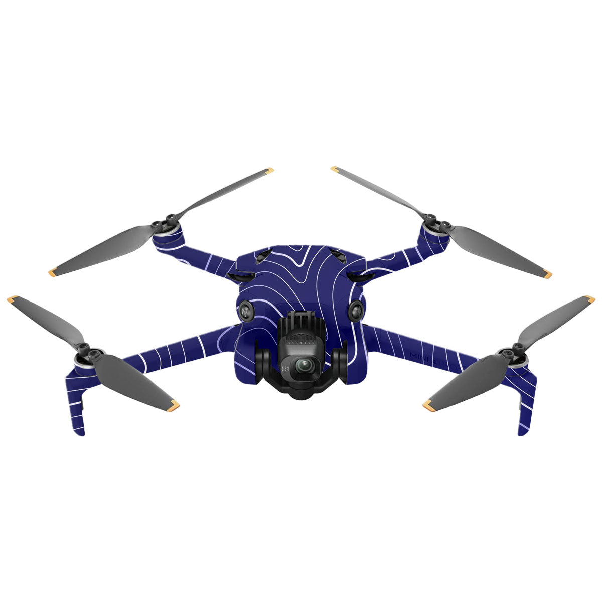 Deep Blue Contour DJI Mini 4 Pro Drone Skin