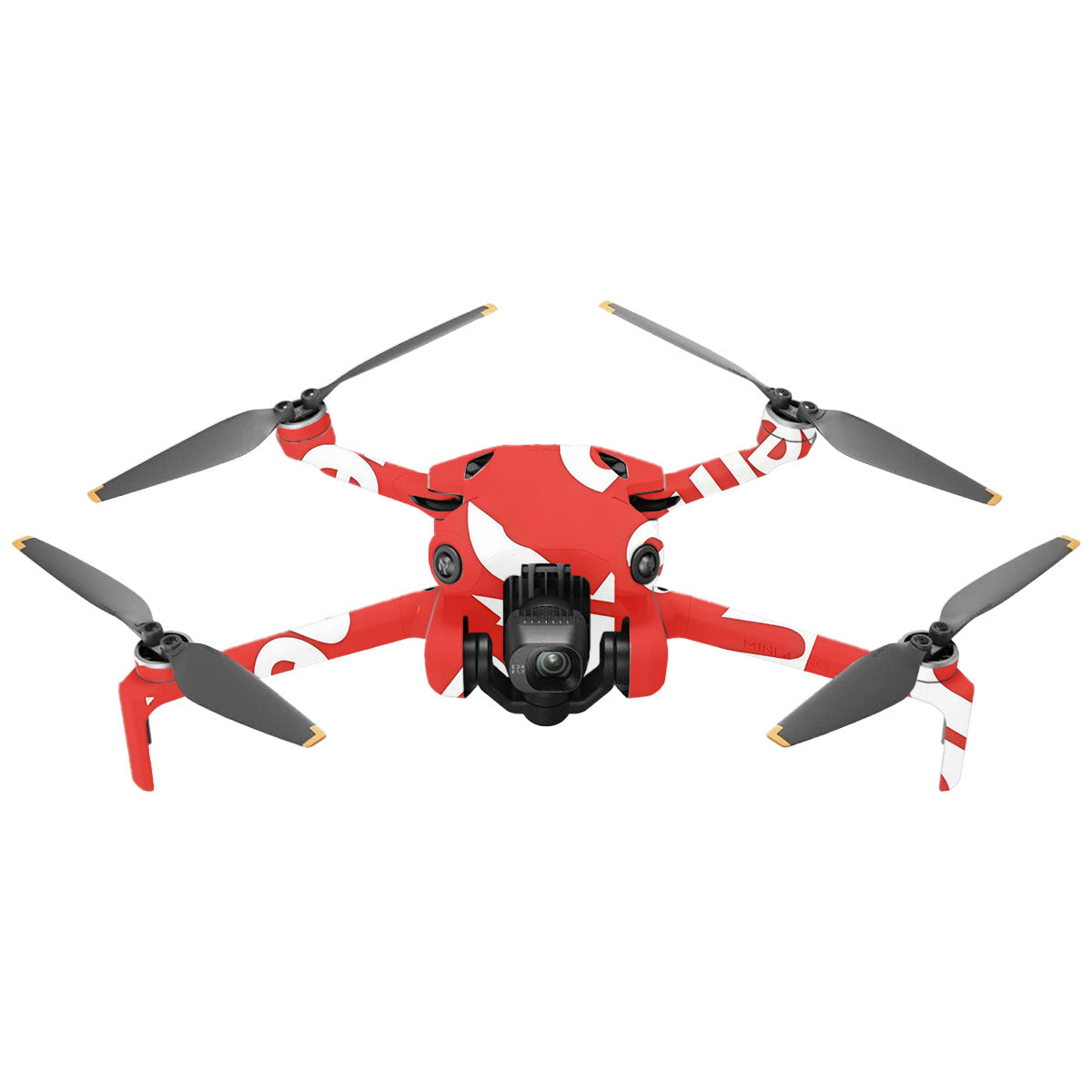 Supreme Red DJI Mini 4 Pro Drone Skin