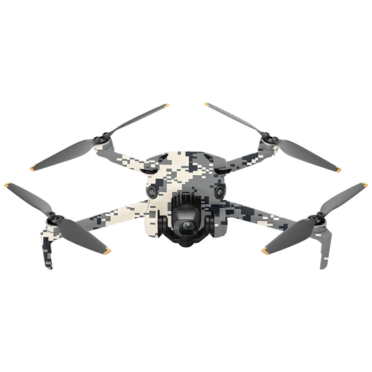 Grey Black Pixel DJI Mini 4 Pro Drone Skin