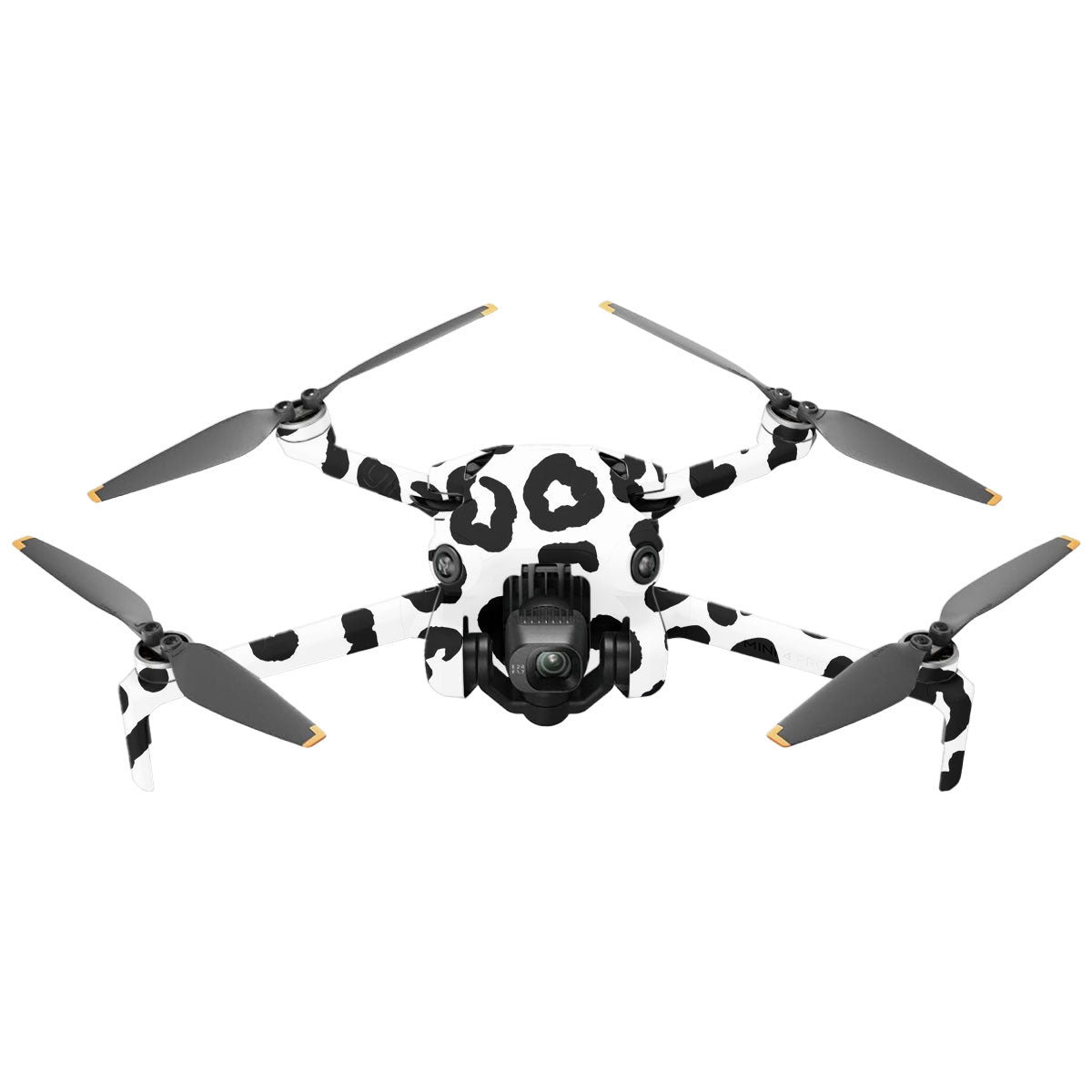 White Leopard DJI Mini 4 Pro Drone Skin