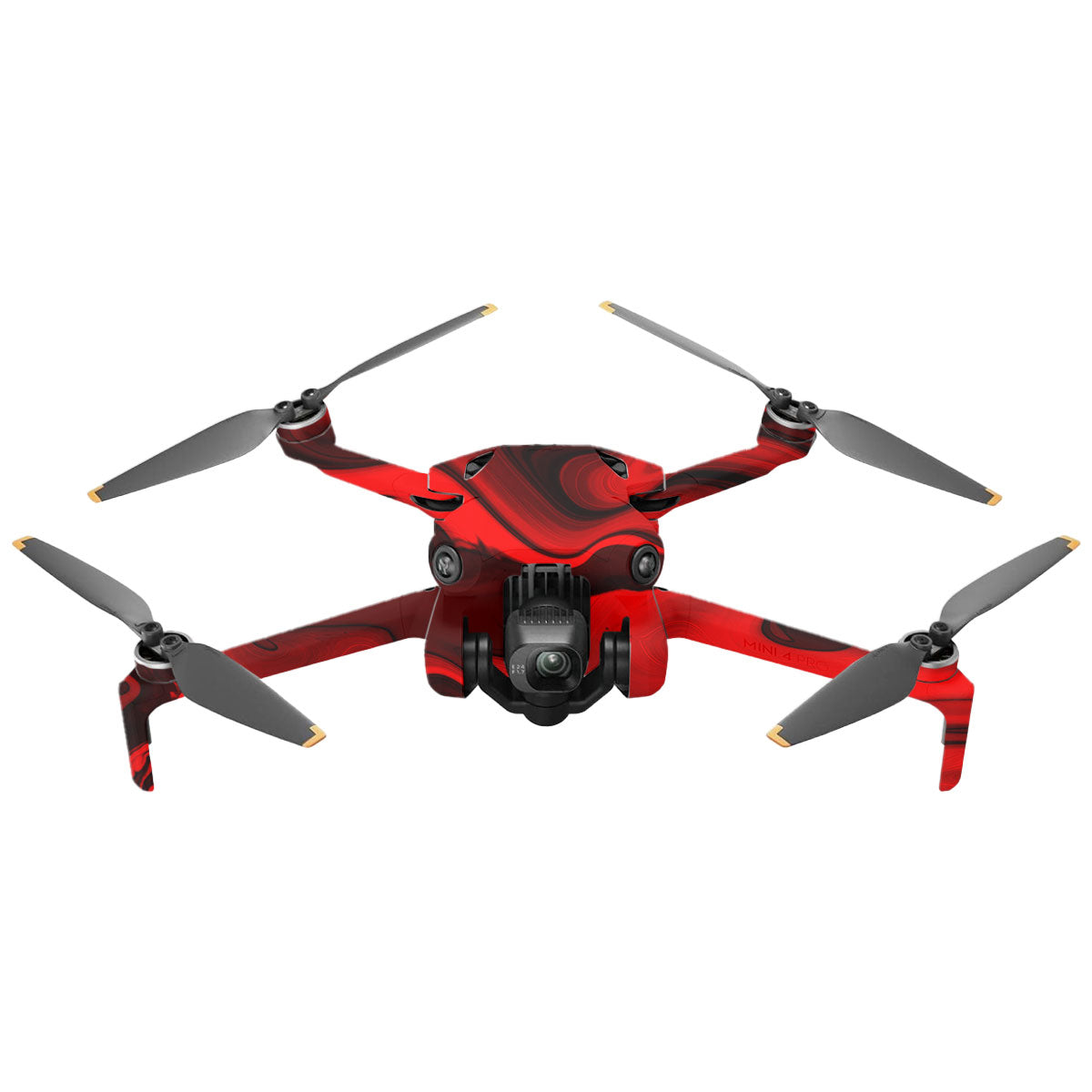 Red Lava Flow DJI Mini 4 Pro Drone Skin