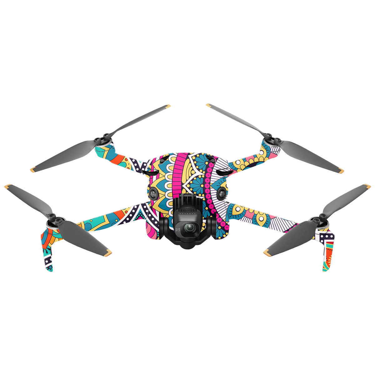Boho Mandala Tile Pattern DJI Mini 4 Pro Drone Skin