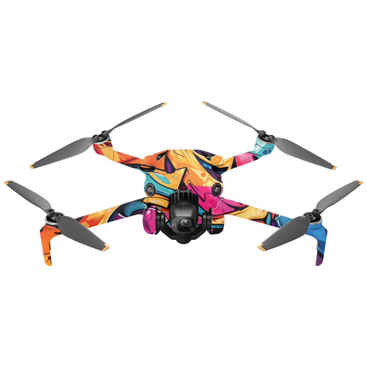 Urban Graffiti Explosion DJI Mini 4 Pro Drone Skin
