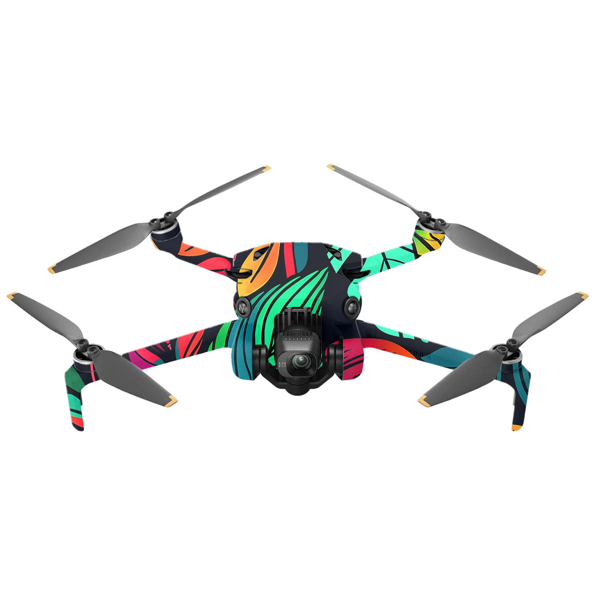 Tropical Jungle Leaves DJI Mini 4 Pro Drone Skin