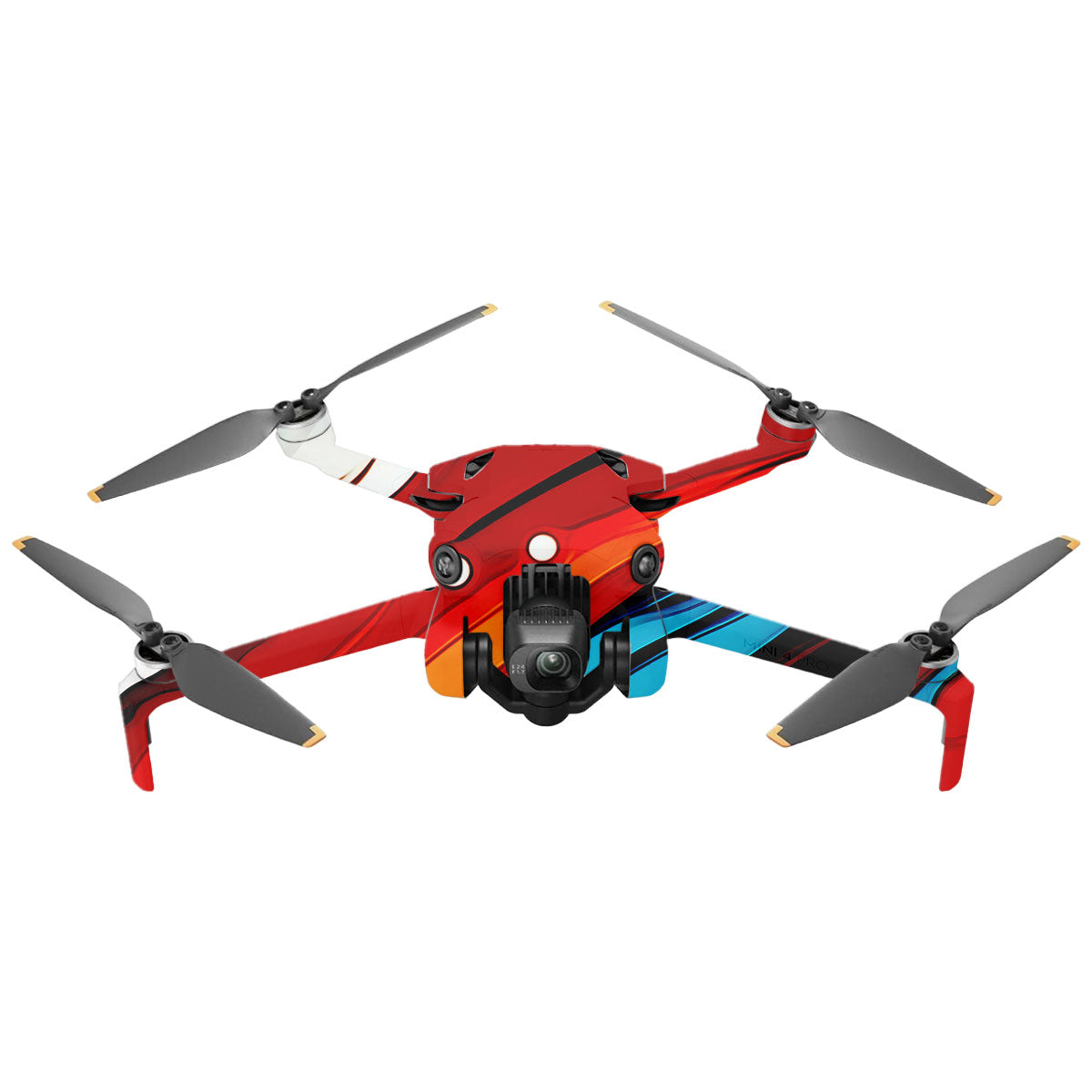 Fire & Ice Flow DJI Mini 4 Pro Drone Skin