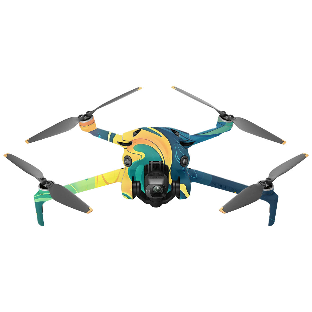 Rainbow Liquid Fusion DJI Mini 4 Pro Drone Skin