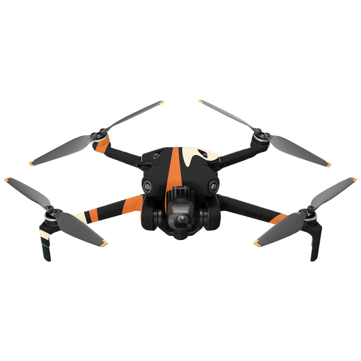 Mid-Century Abstract Swirl DJI Mini 4 Pro Drone Skin
