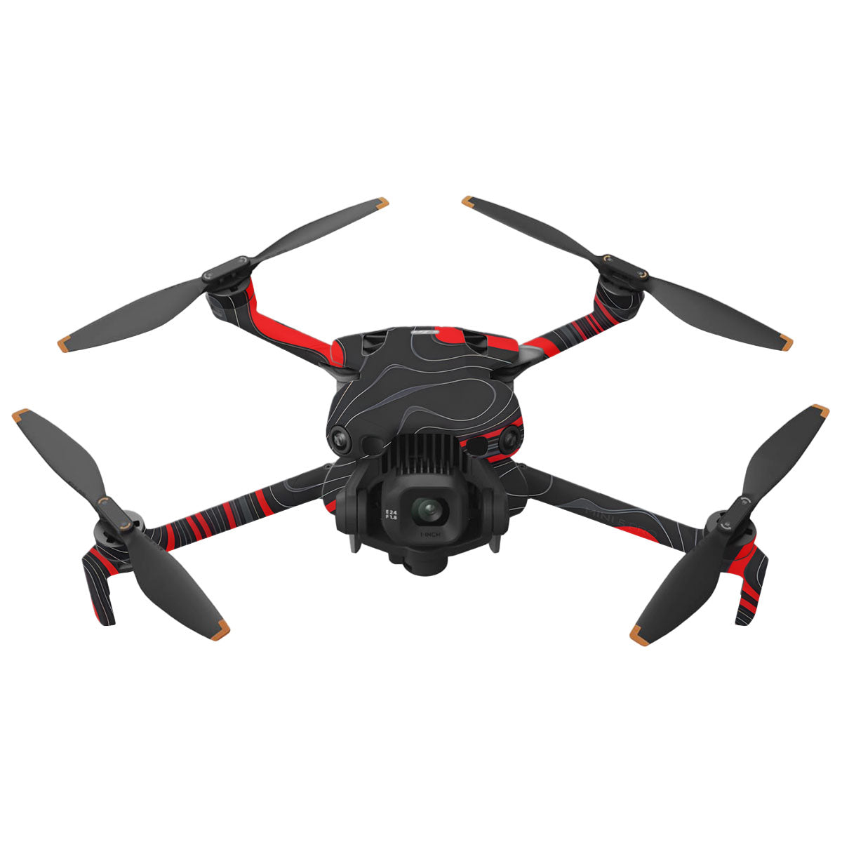 Crimson Waves DJI Mini 5 Pro Drone Skin