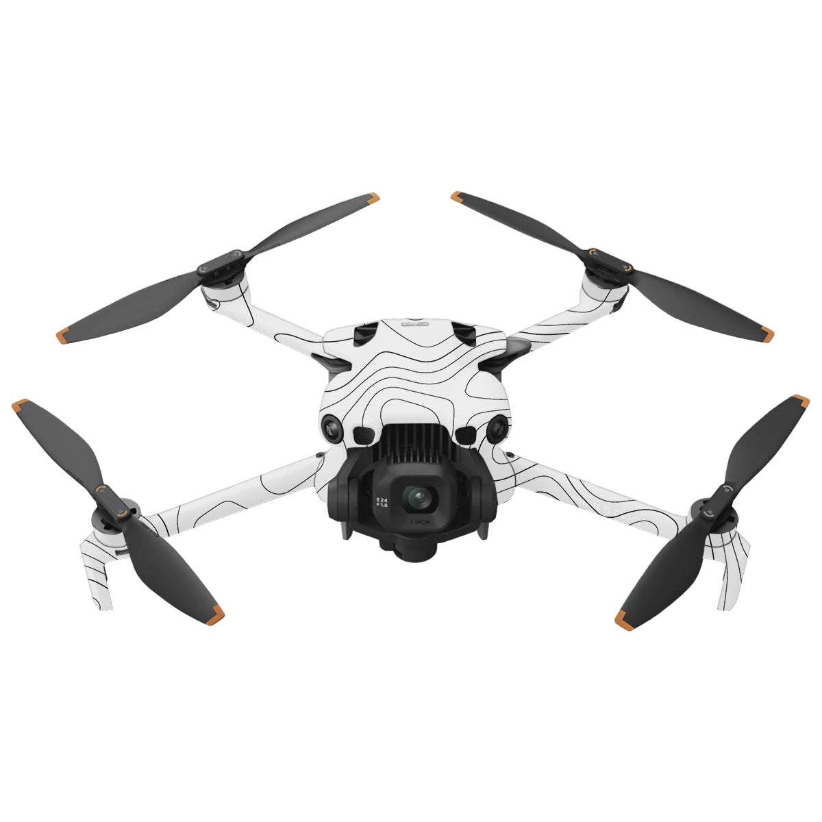 White Contour Design DJI Mini 5 Pro Drone Skin
