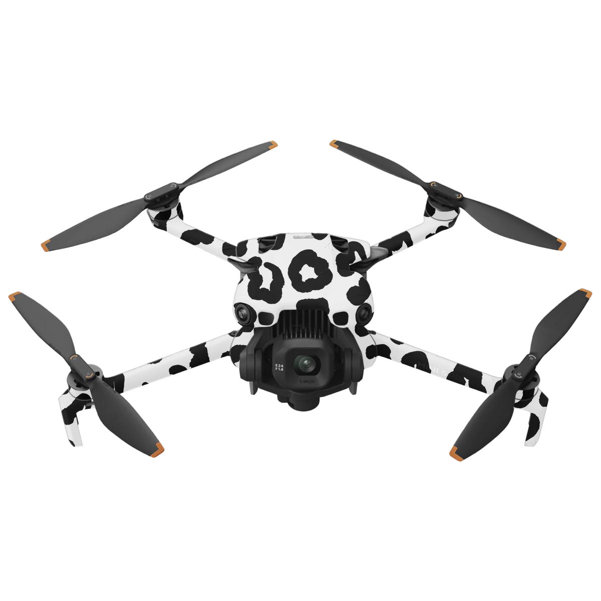 White Leopard DJI Mini 5 Pro Drone Skin