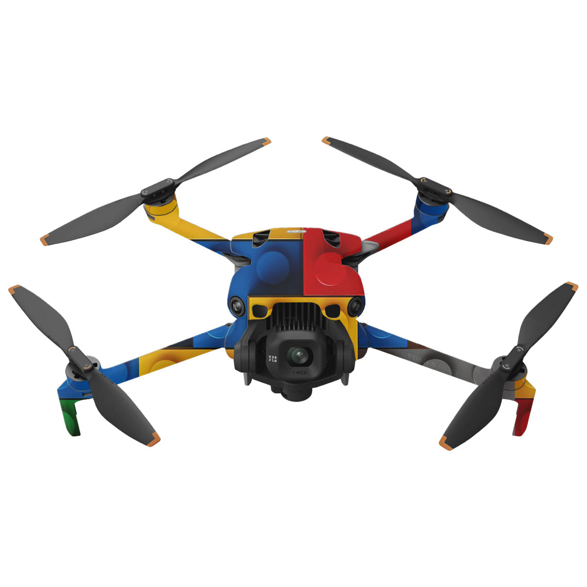 Colorful LEGO Brick Wall Pattern DJI Mini 5 Pro Drone Skin