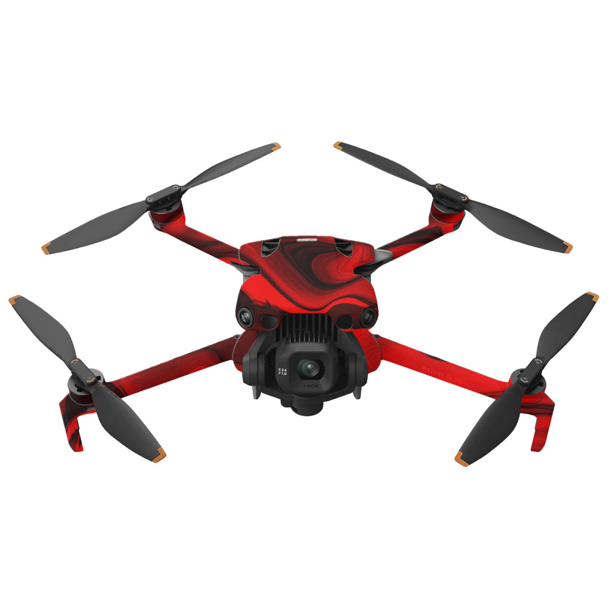 Red Lava Flow DJI Mini 5 Pro Drone Skin