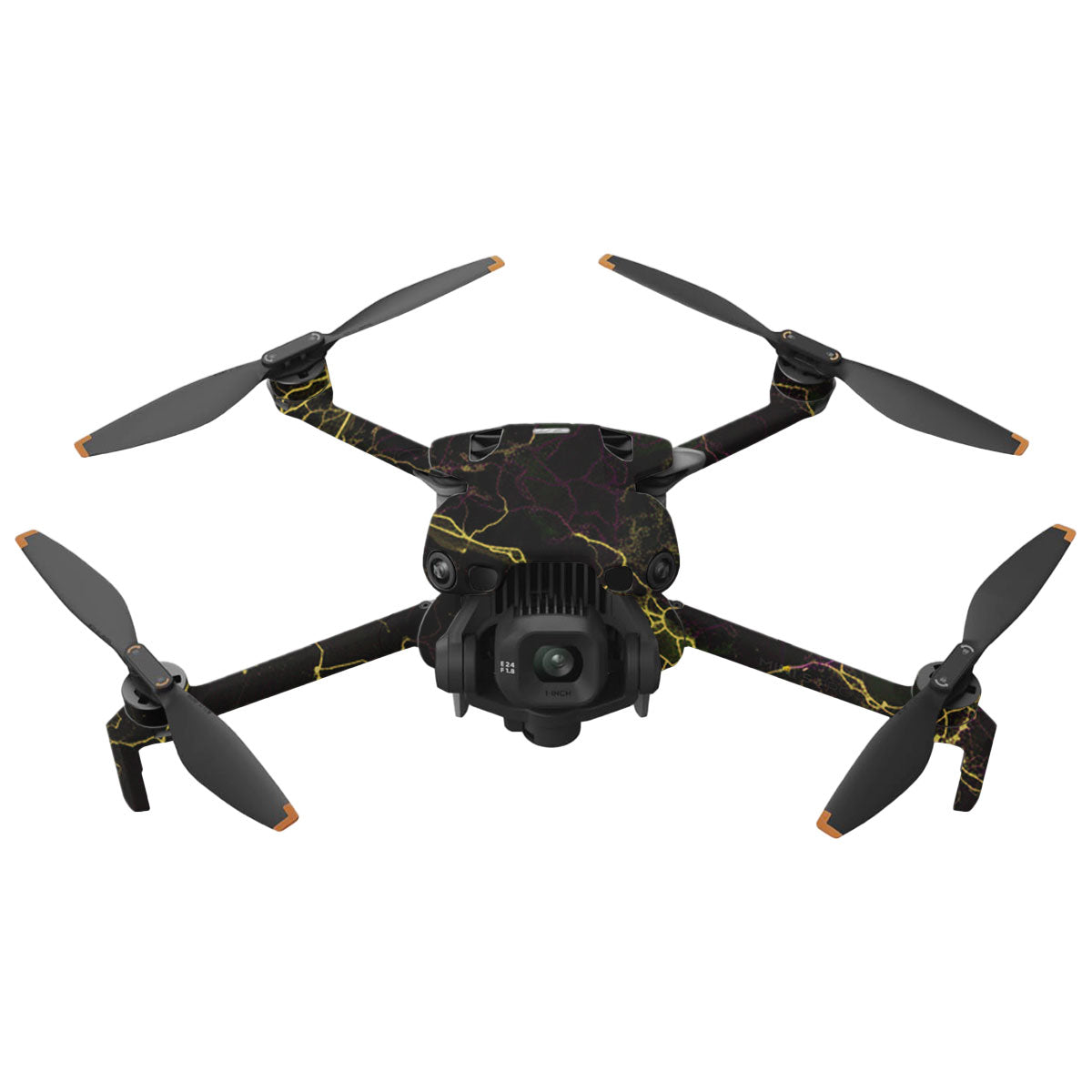 Electric Gold Veins DJI Mini 5 Pro Drone Skin