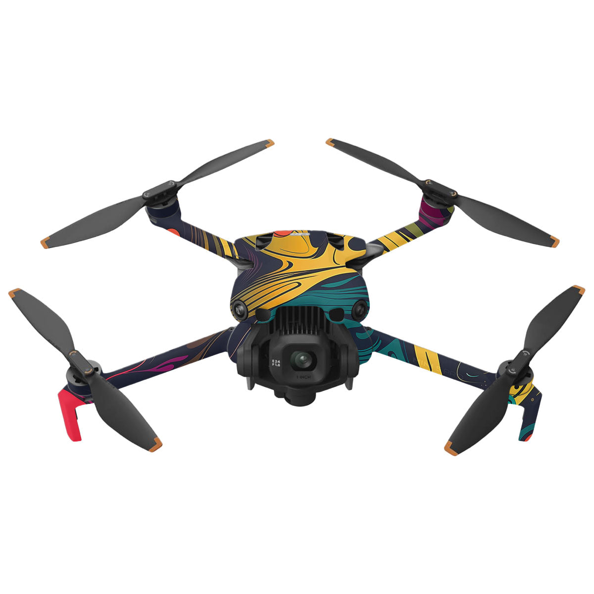 Psychedelic Color Swirl DJI Mini 5 Pro Drone Skin