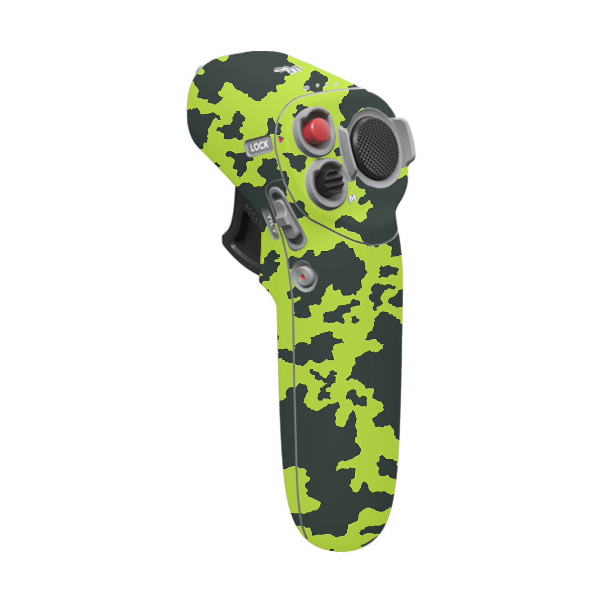 Neon Green Splatter DJI Motion Remote Controller Skin