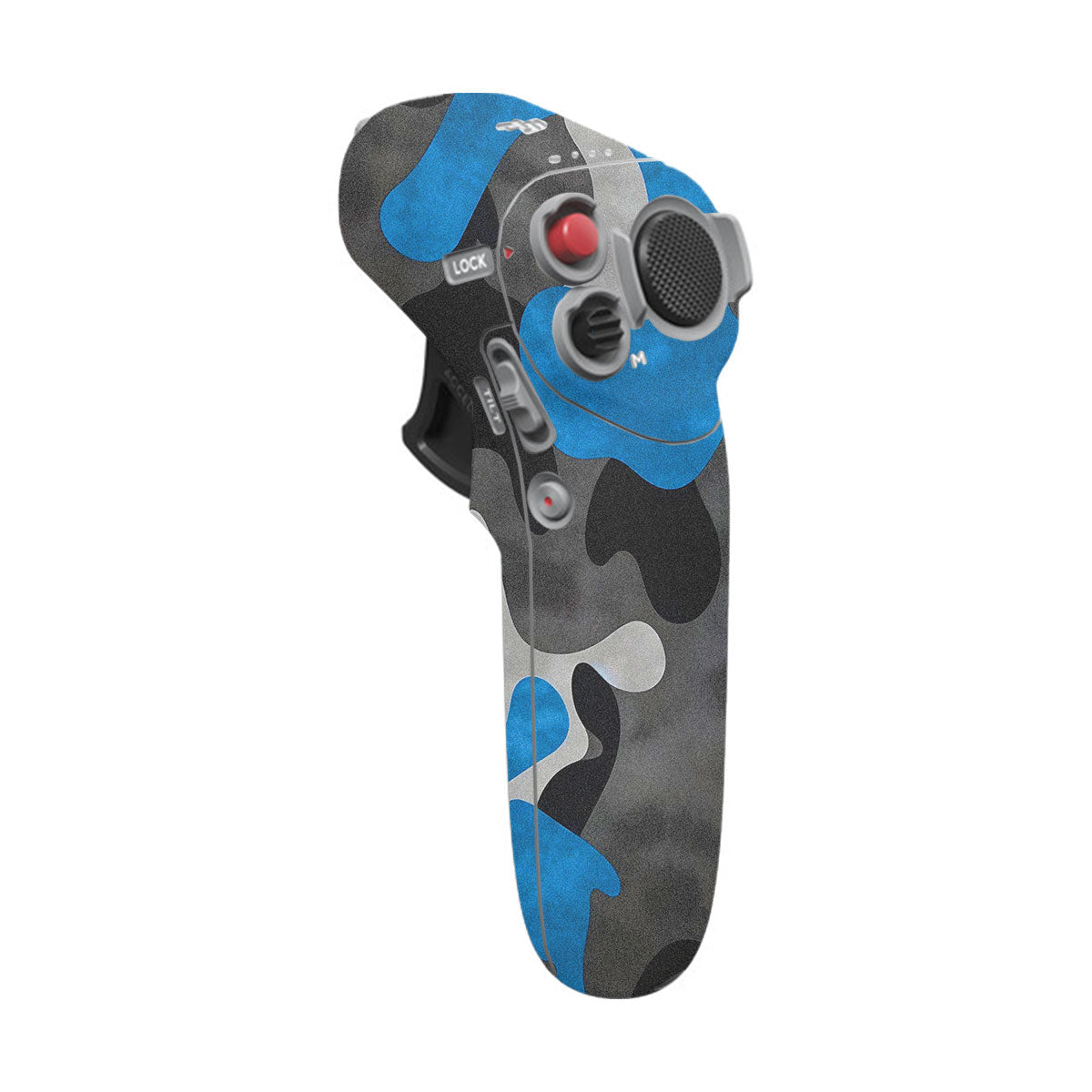 Blue Grey Camo DJI Motion Remote Controller Skin