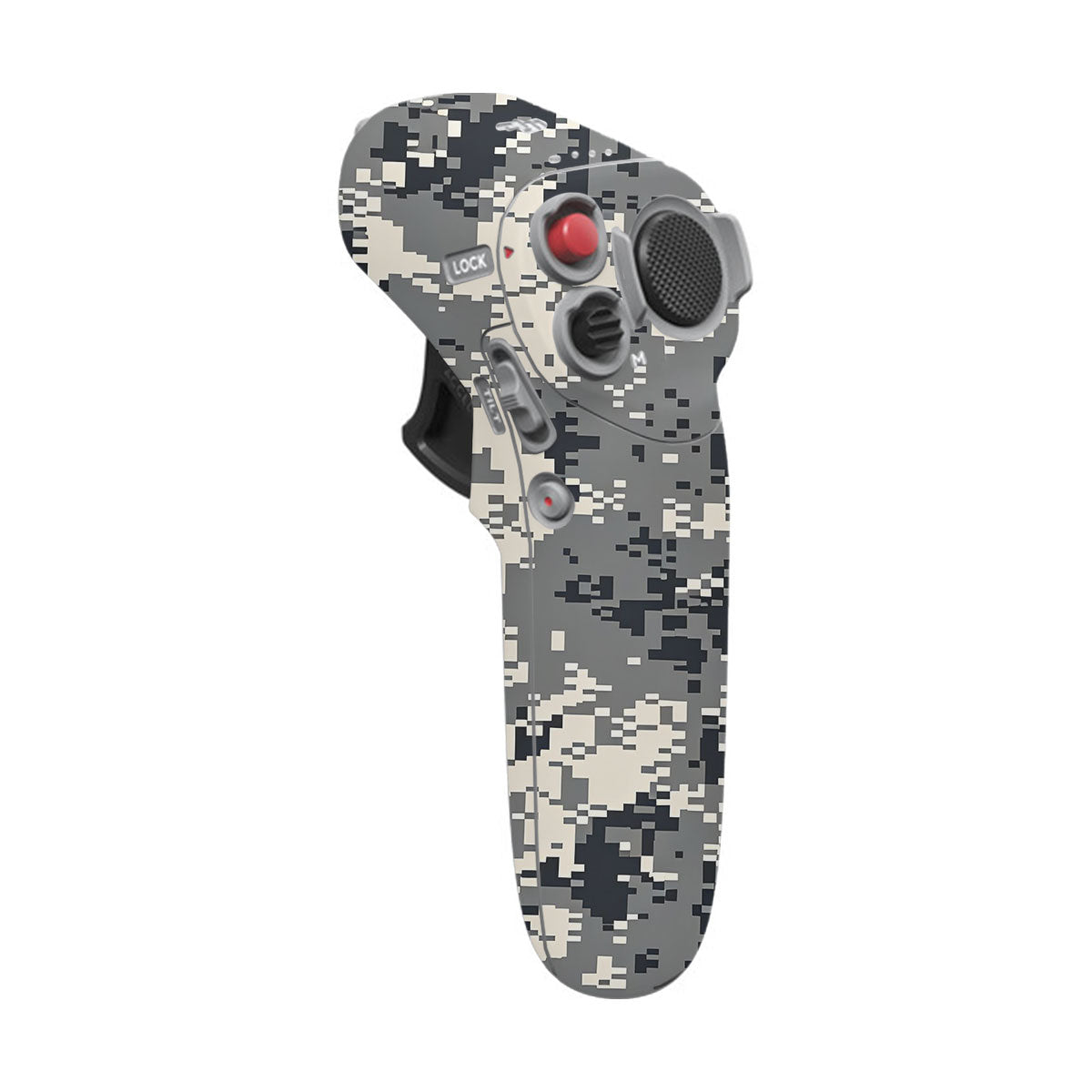 Grey Black Pixel DJI Motion Remote Controller Skin