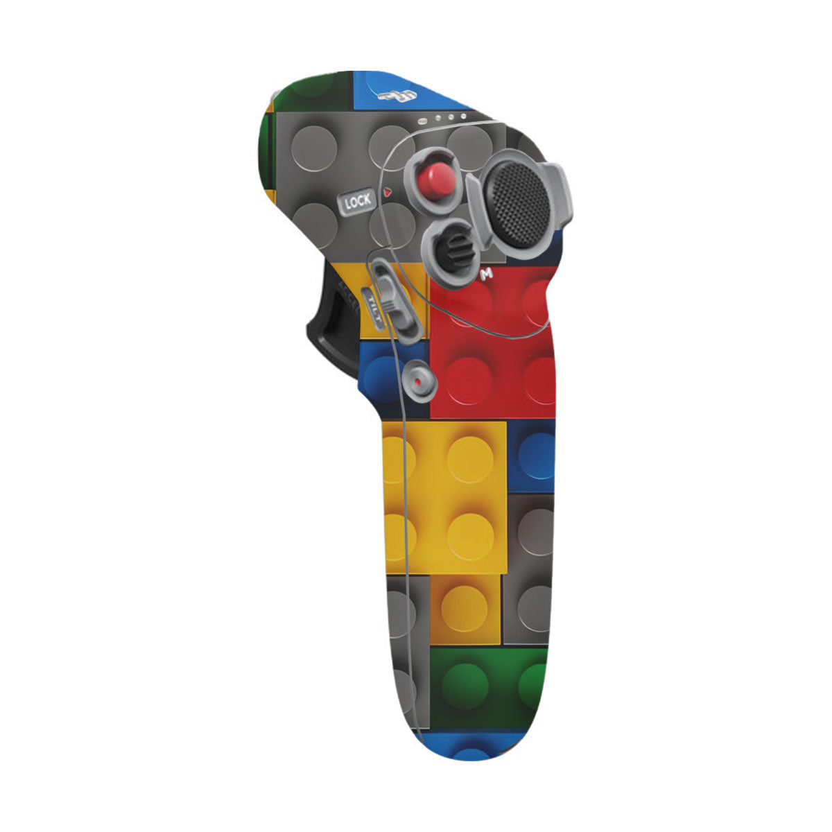 Colorful LEGO Brick Wall Pattern DJI Motion Remote Controller Skin