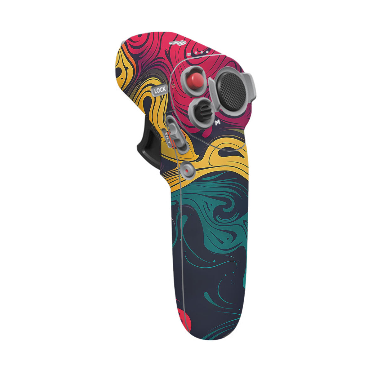 Psychedelic Color Swirl DJI Motion Remote Controller Skin