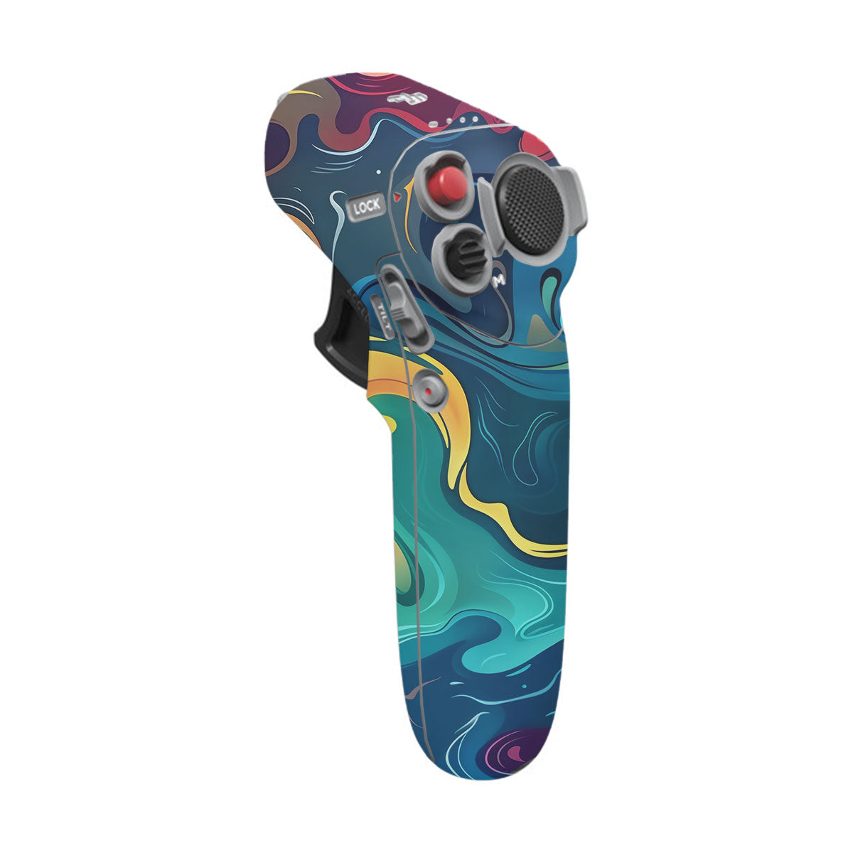 Rainbow Liquid Fusion DJI Motion Remote Controller Skin