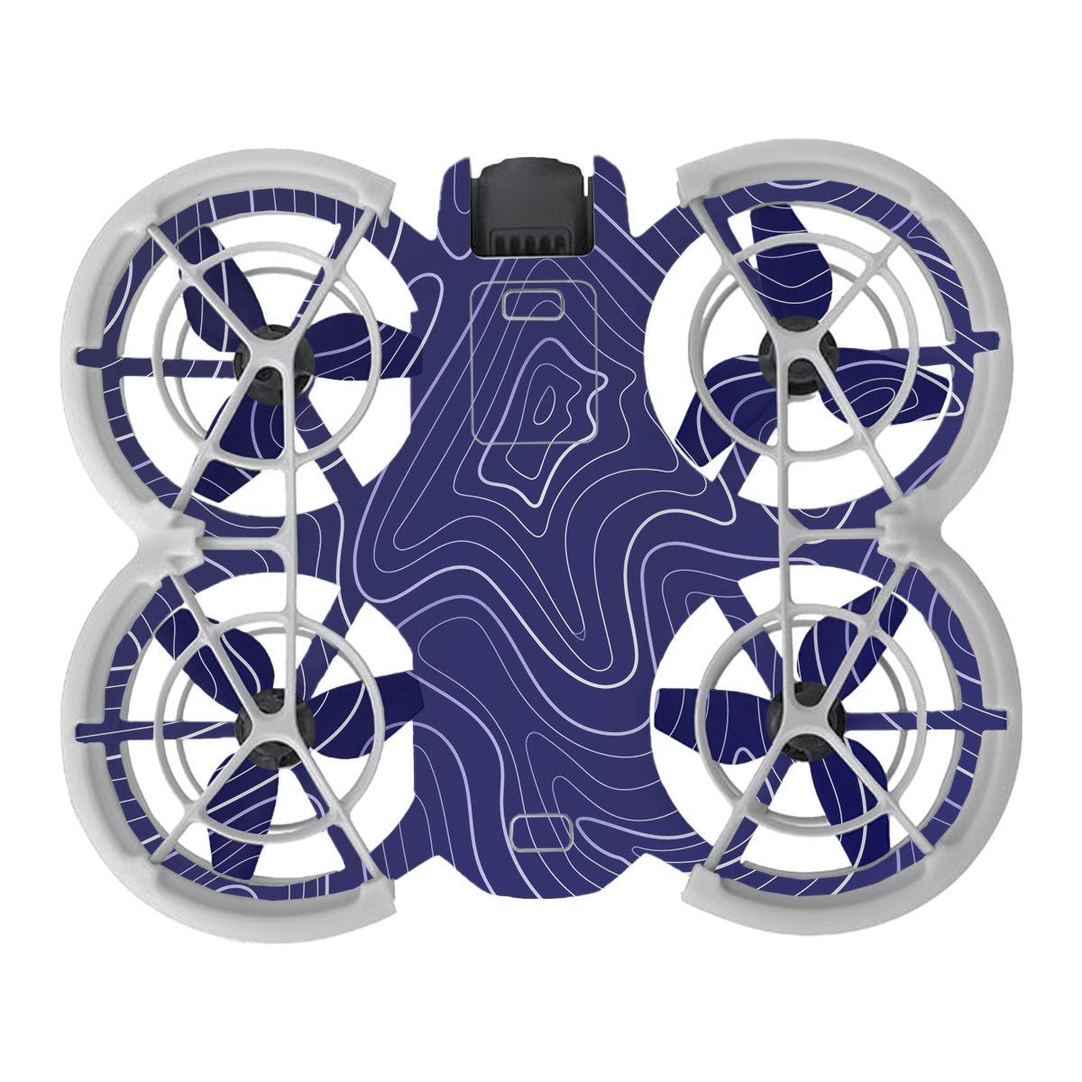 Deep Blue Contour DJI Neo Drone Skin