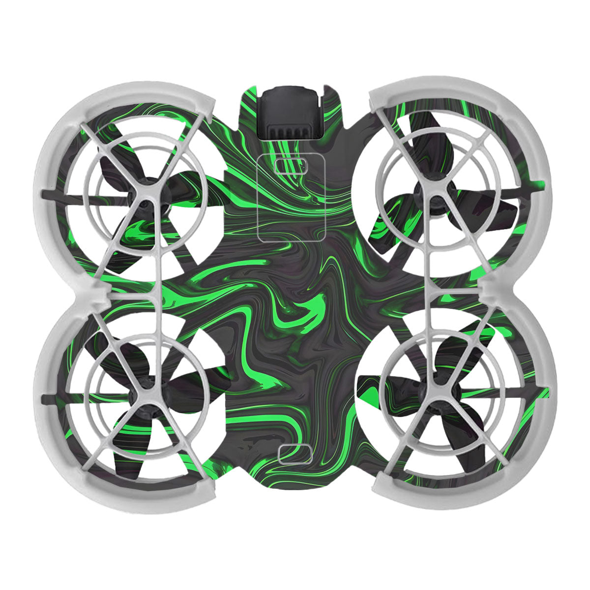 Green Liquid Pattern DJI Neo Drone Skin
