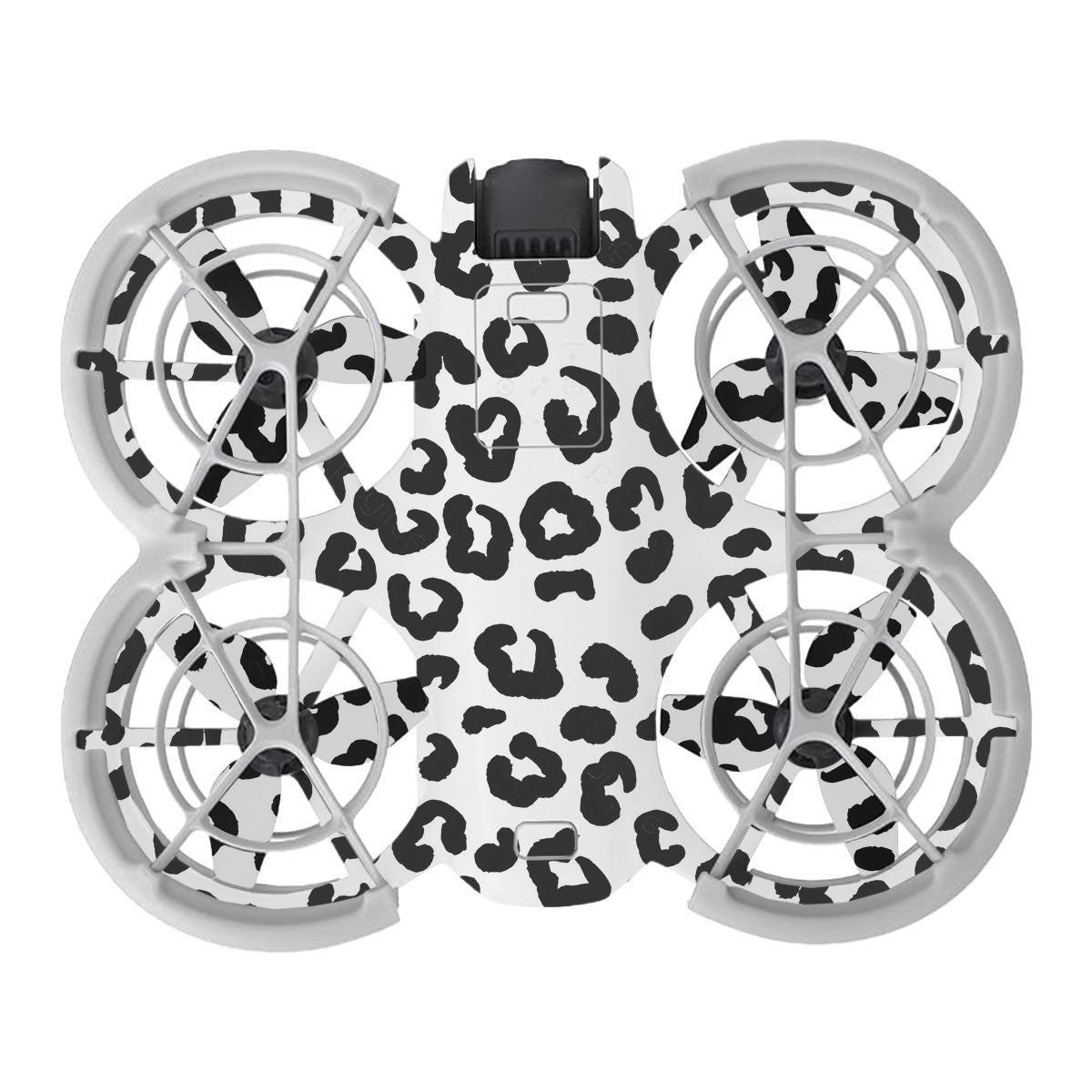 White Leopard DJI Neo Drone Skin