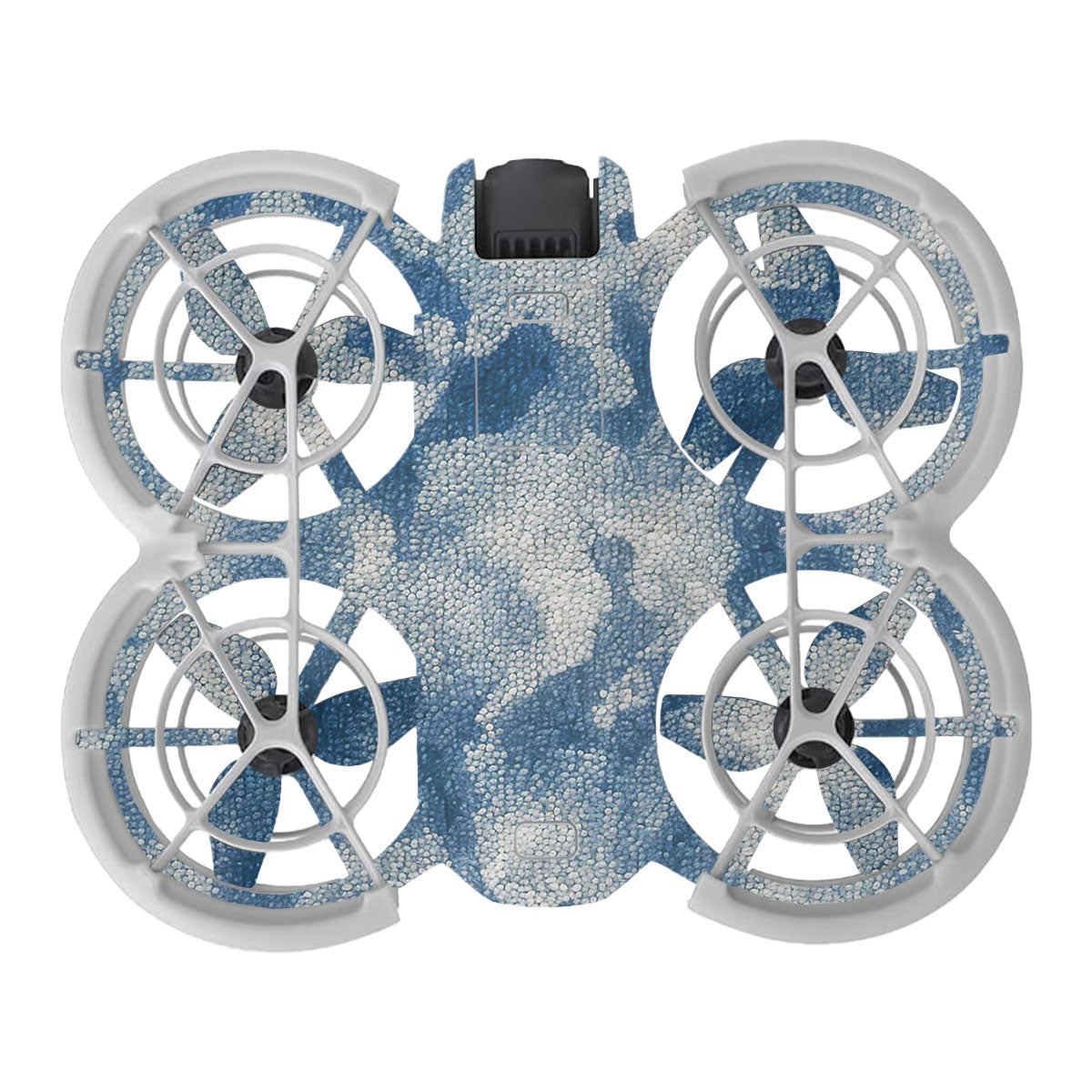 Blue Watercolor Fabric DJI Neo Drone Skin