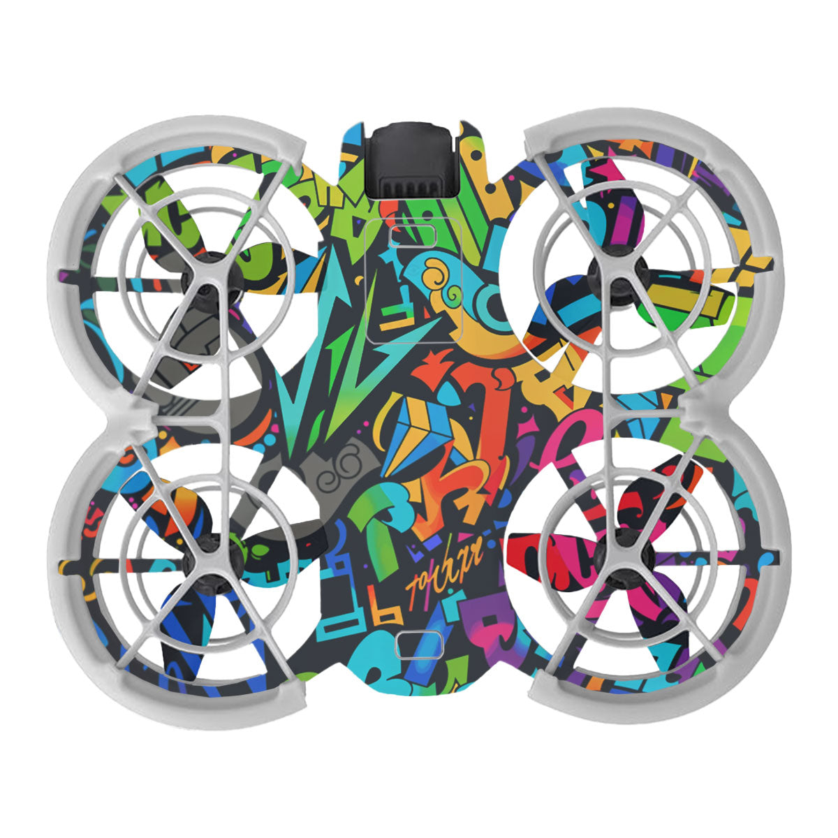 Colorful Urban Street Art Lettering DJI Neo Drone Skin