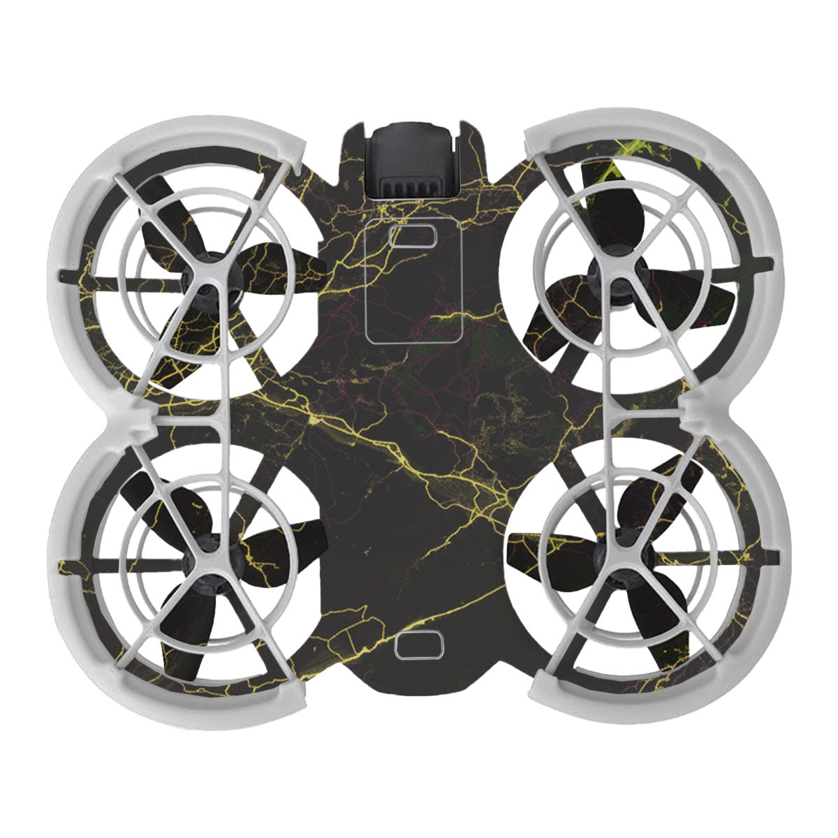 Electric Gold Veins DJI Neo Drone Skin