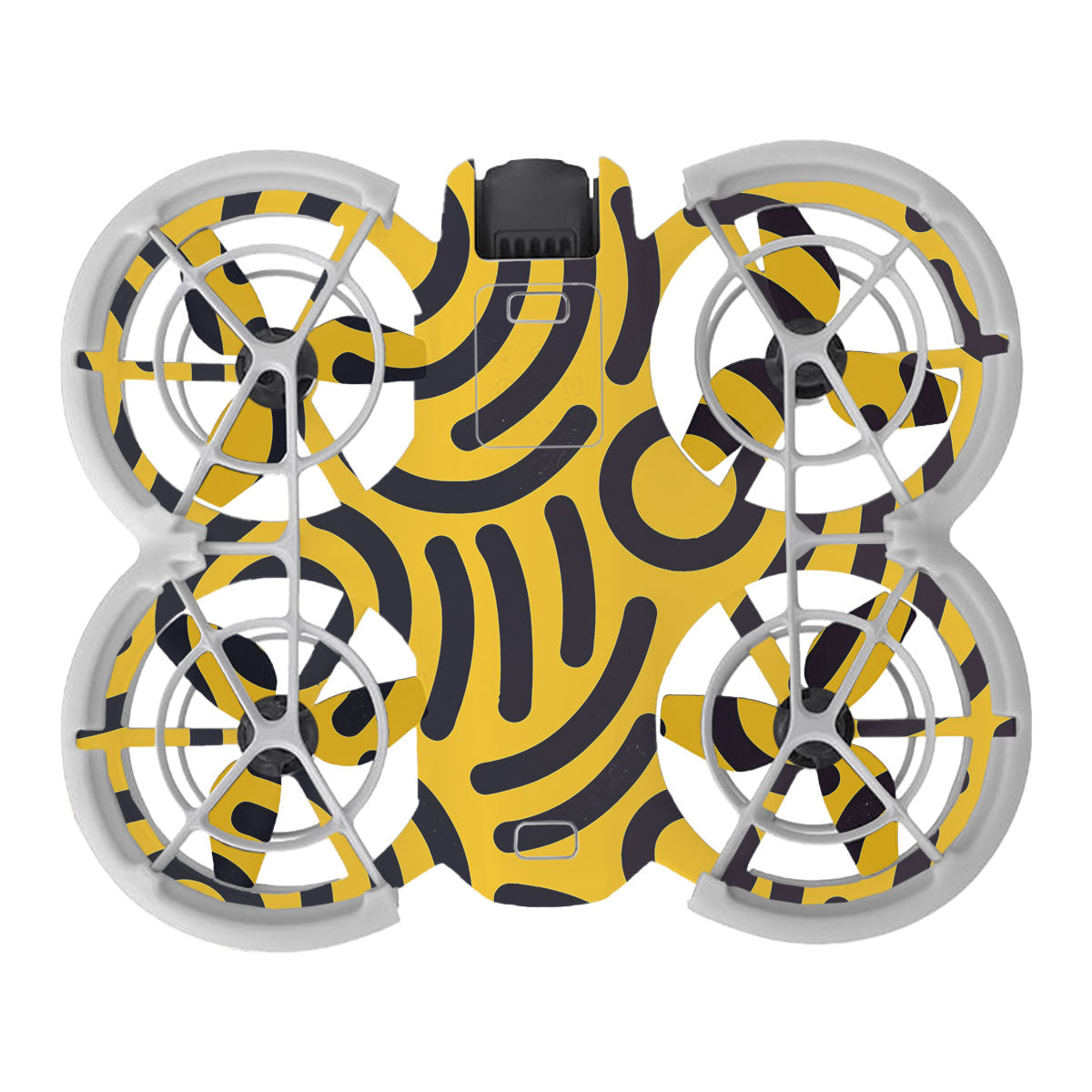 Minimal Yellow Wave DJI Neo Drone Skin