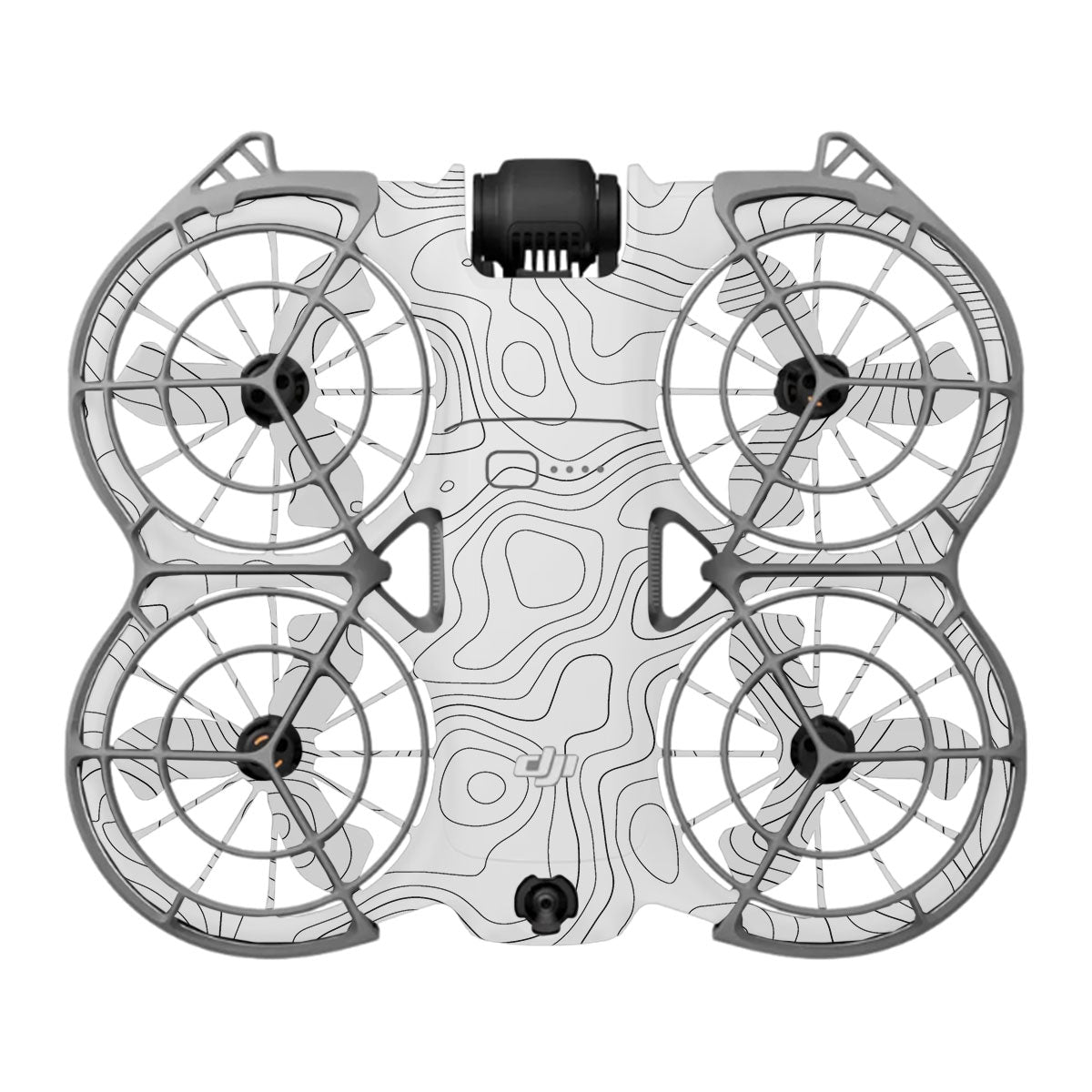 White Contour Design DJI Neo 2 Drone Skin