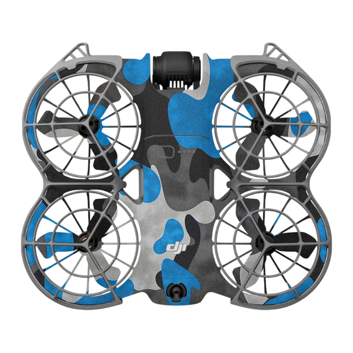Blue Grey Camo DJI Neo 2 Drone Skin