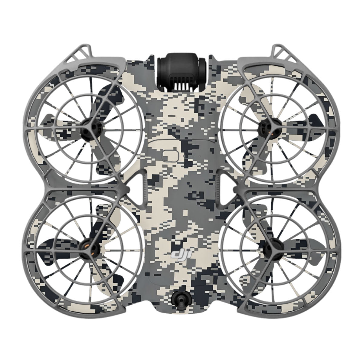Grey Black Pixel DJI Neo 2 Drone Skin