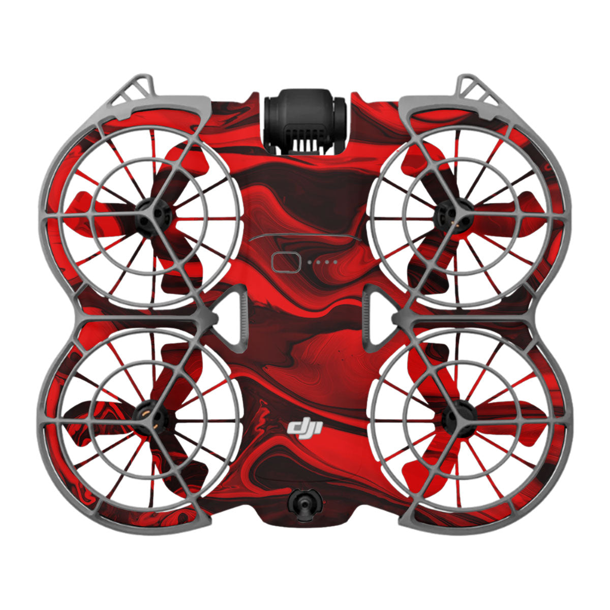 Red Lava Flow DJI Neo 2 Drone Skin