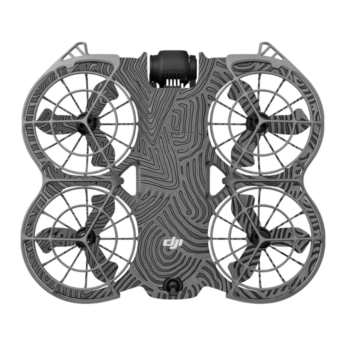Monochrome Line Maze DJI Neo 2 Drone Skin