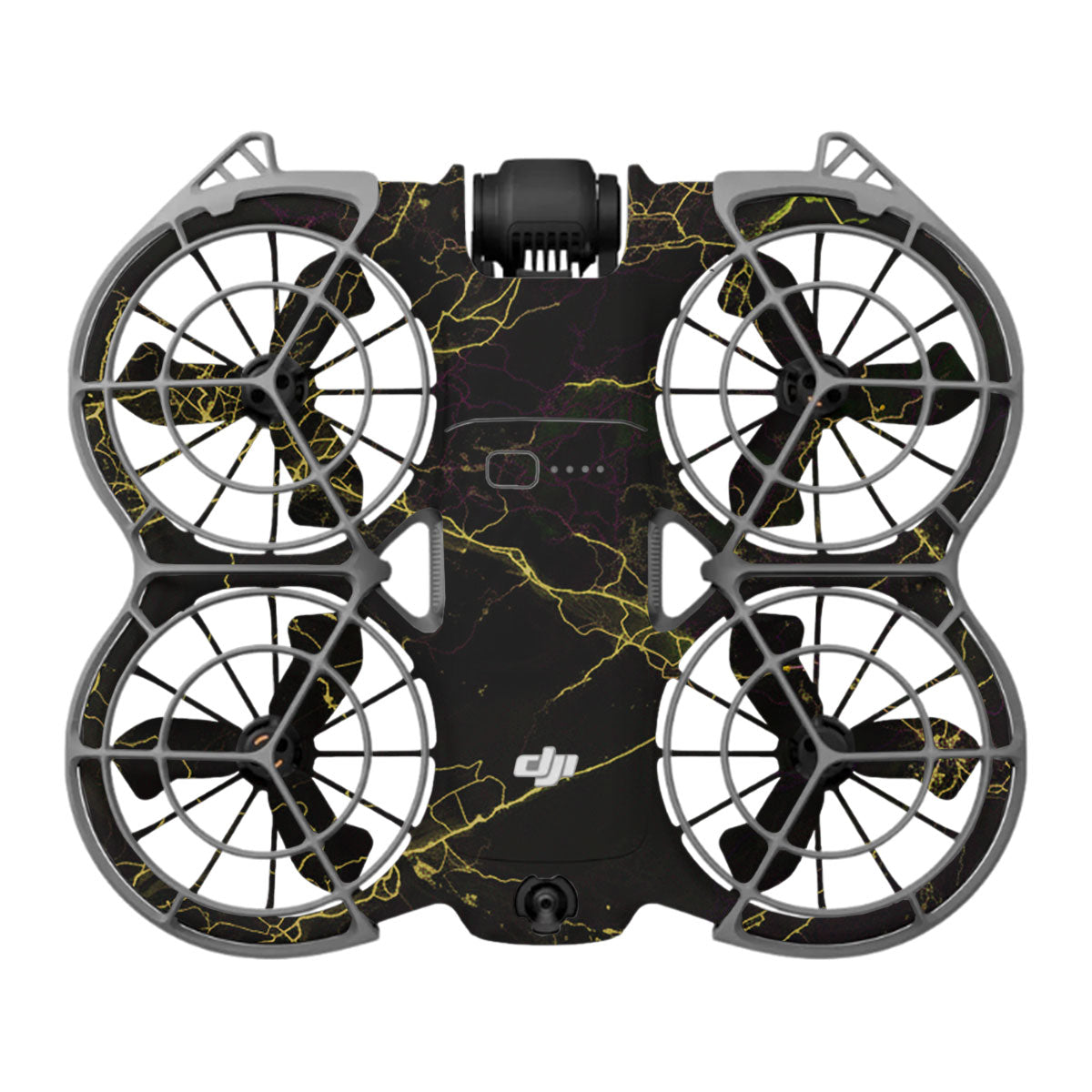 Electric Gold Veins DJI Neo 2 Drone Skin