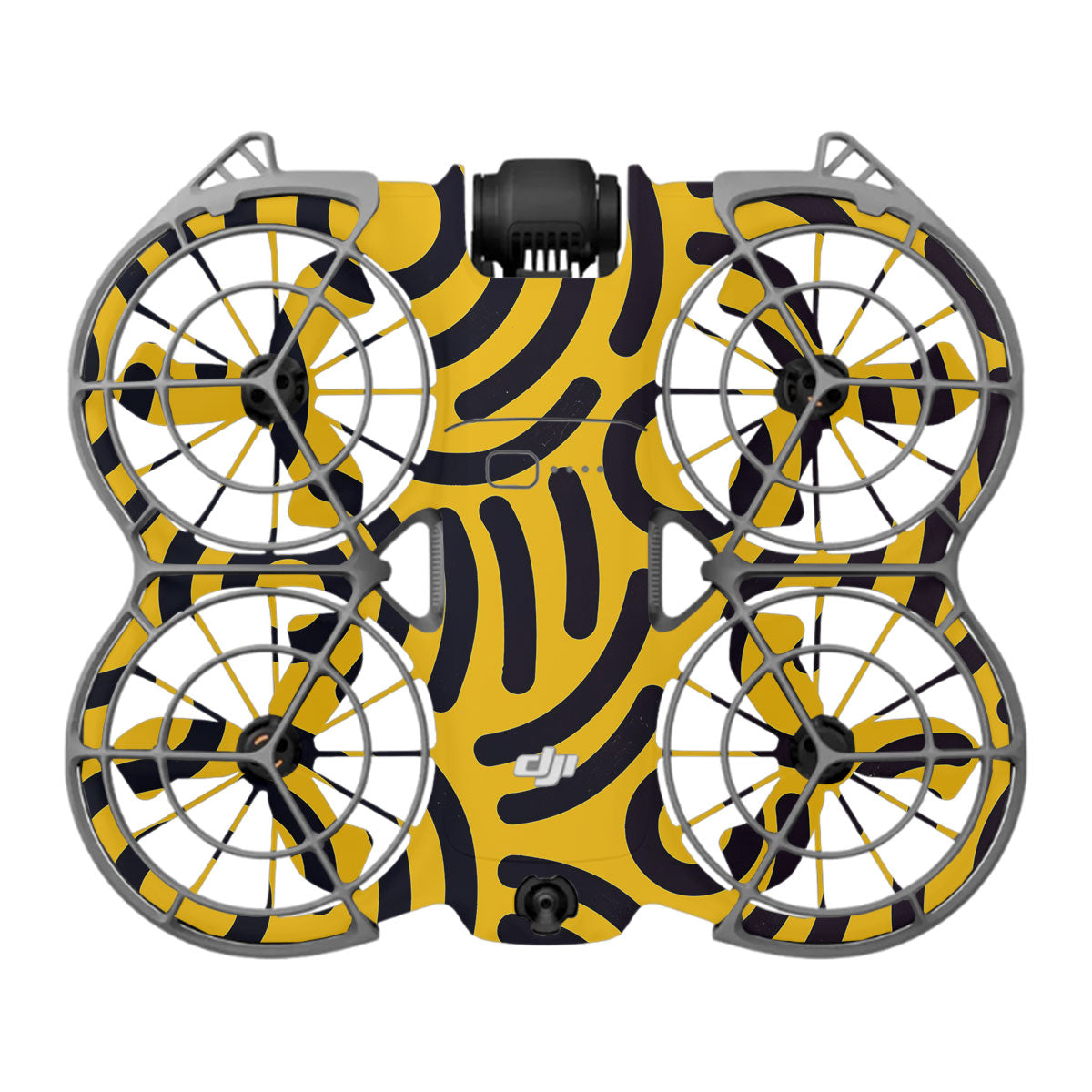 Minimal Yellow Wave DJI Neo 2 Drone Skin