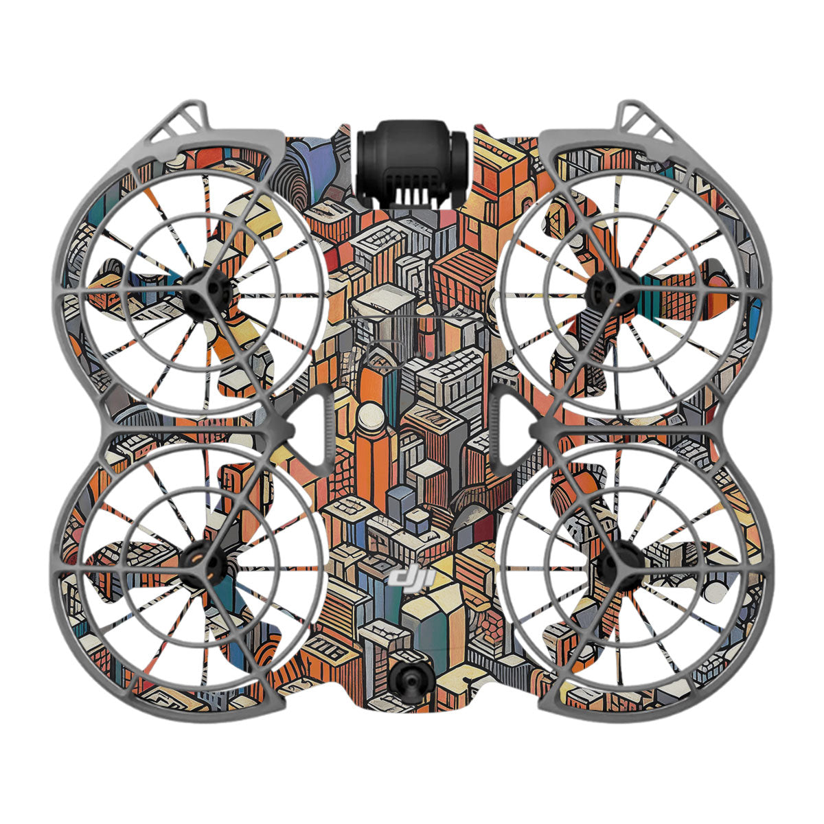 Isometric Cityscape DJI Neo 2 Drone Skin