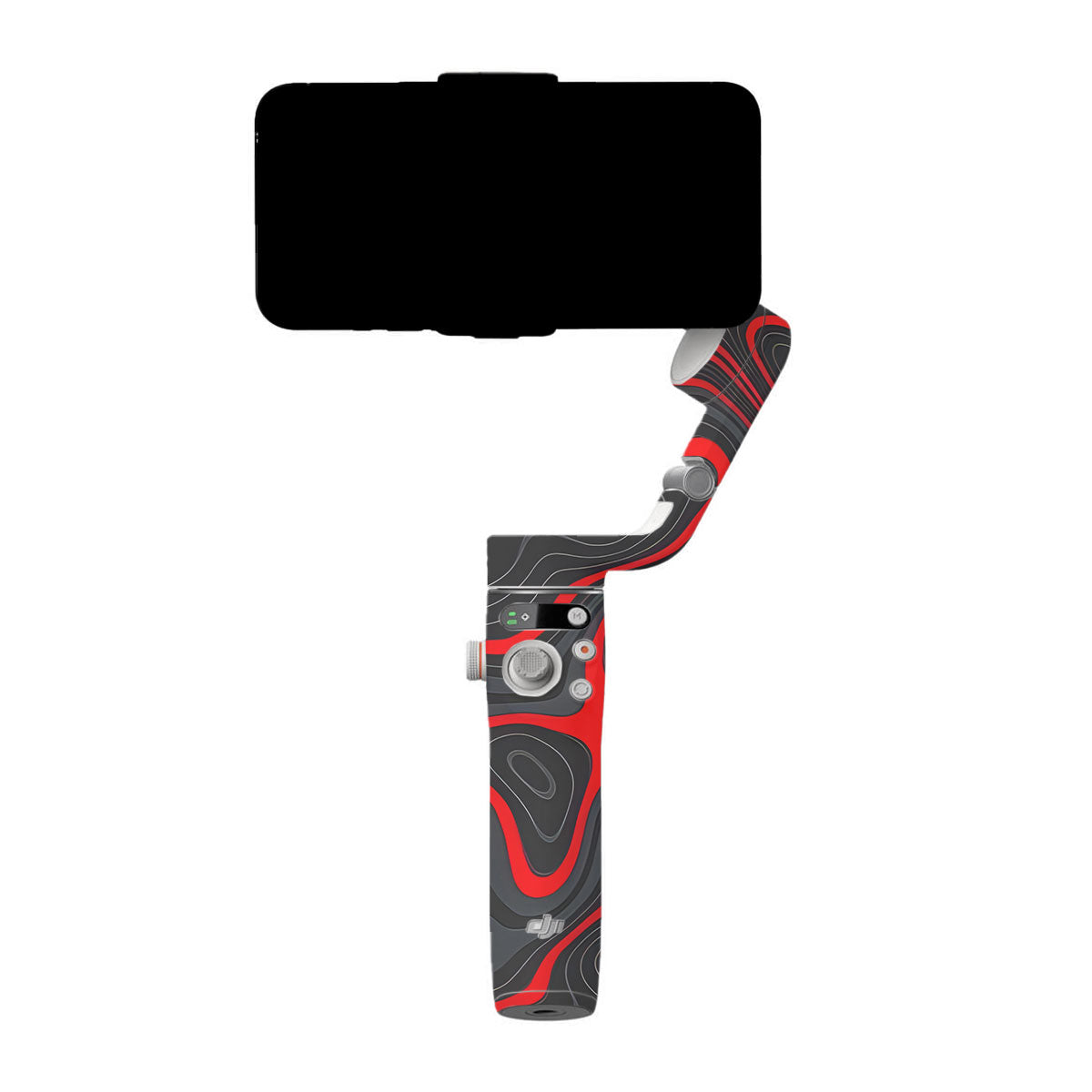 Crimson Waves DJI OM 6 Gimbal Skin