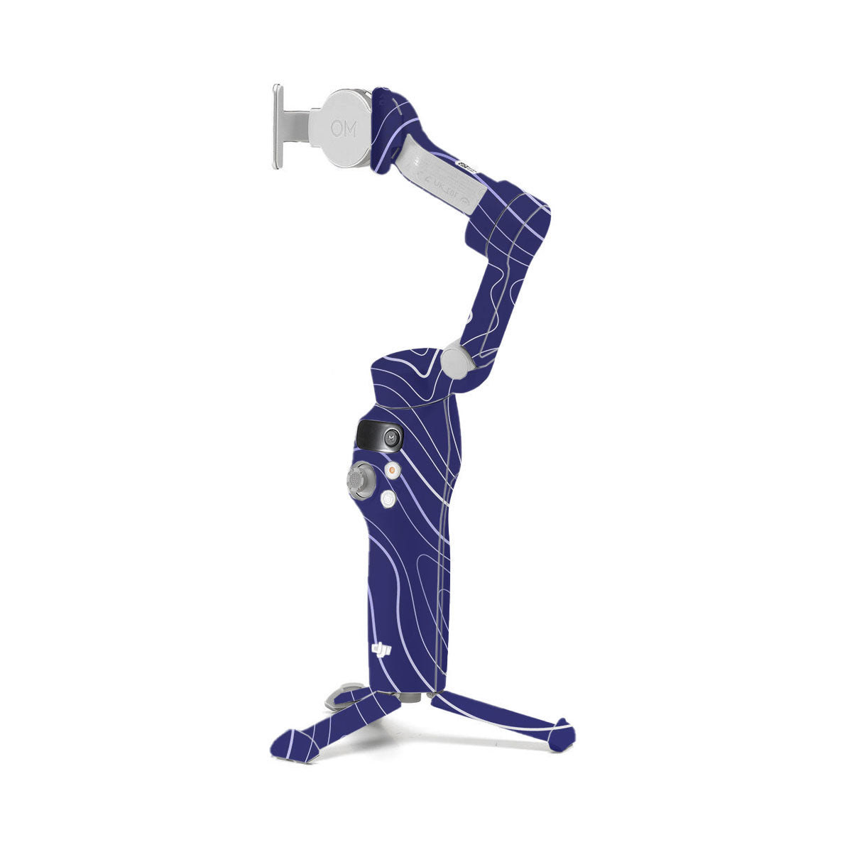 Deep Blue Contour DJI OM 7 Gimbal Skin