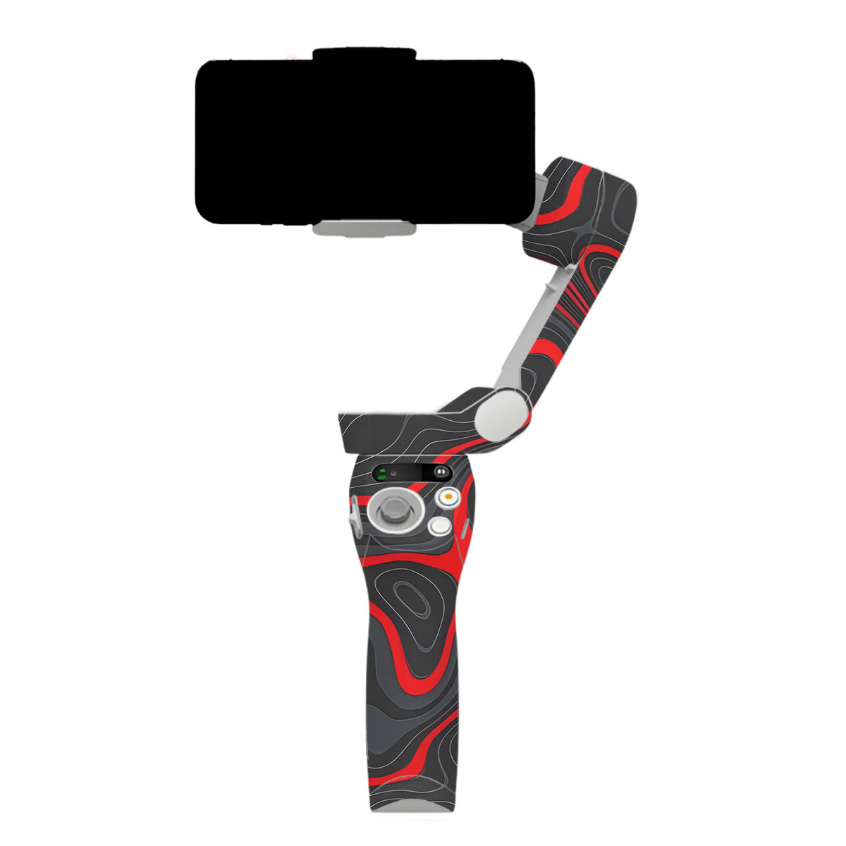 Crimson Waves DJI OM SE Gimbal Skin