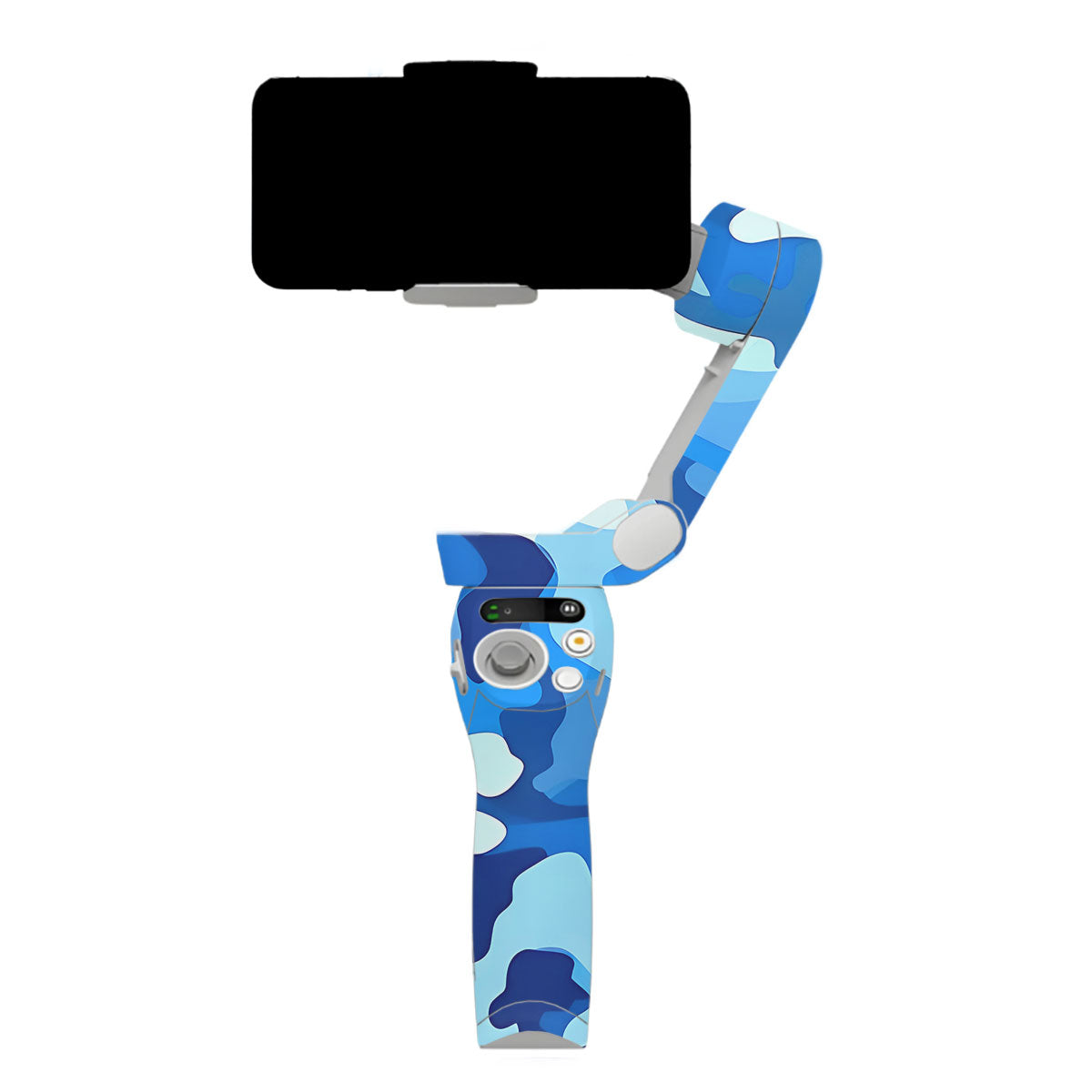 Arctic Blue Camo Pattern DJI OM SE Gimbal Skin