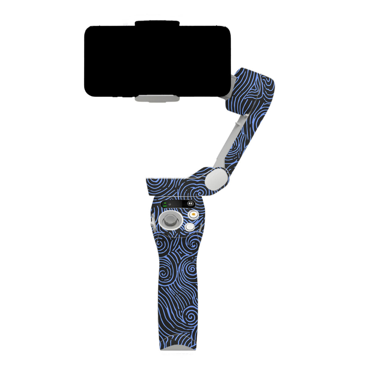 Blue Spirals DJI OM SE Gimbal Skin