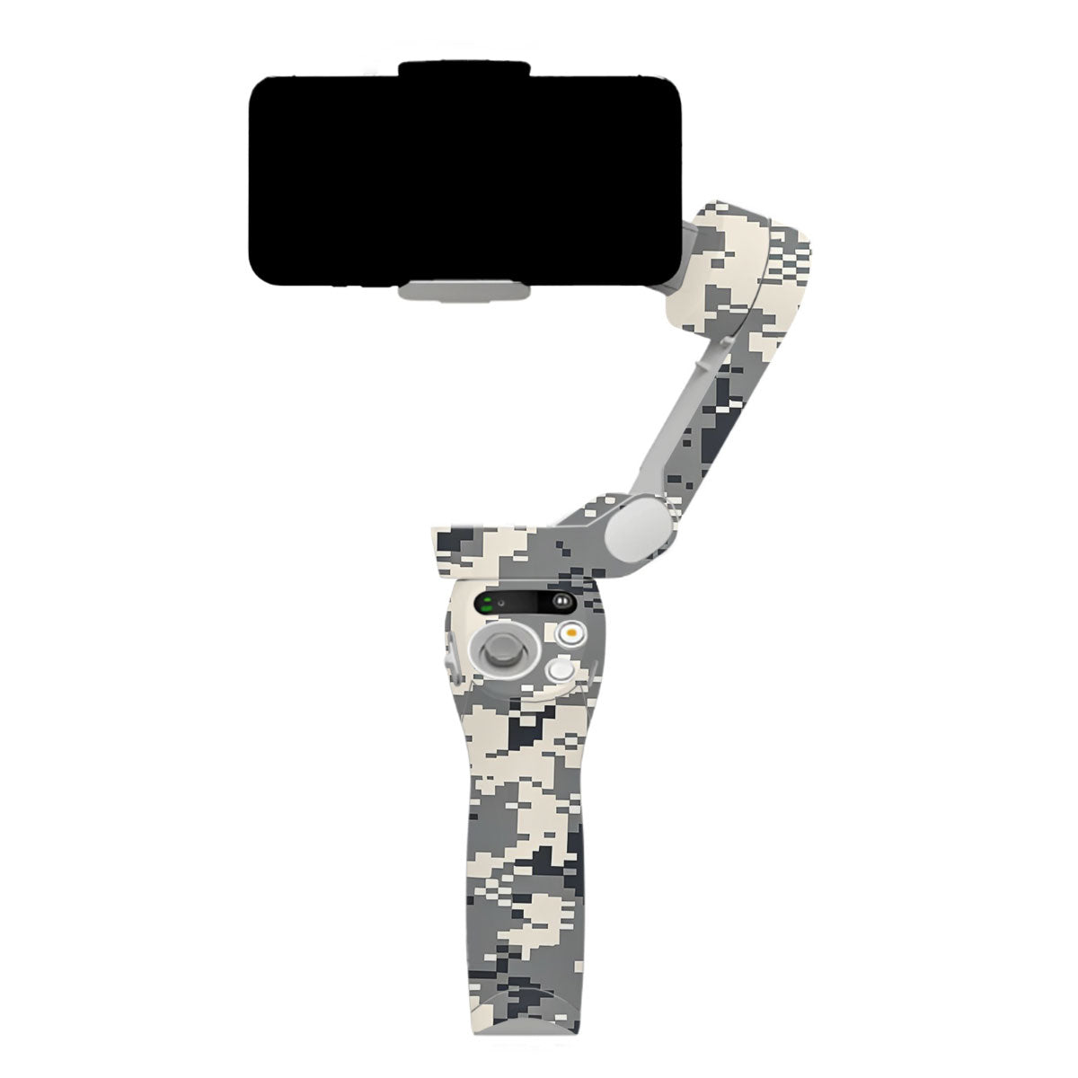 Grey Black Pixel DJI OM SE Gimbal Skin