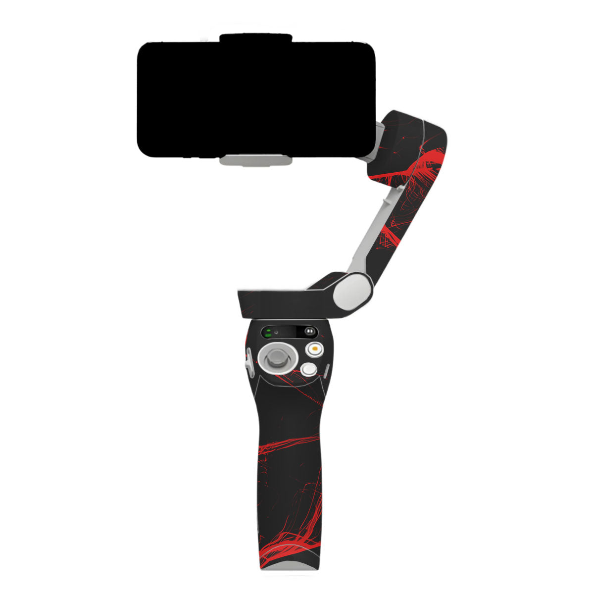 Red Neural Grid DJI OM SE Gimbal Skin