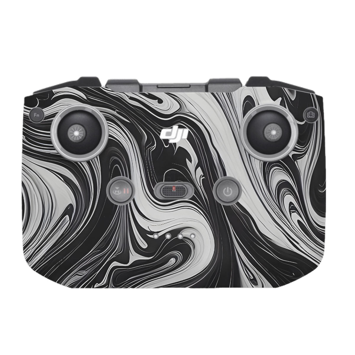 Black and White Marble DJI RC-N1 Remote Controller Skin