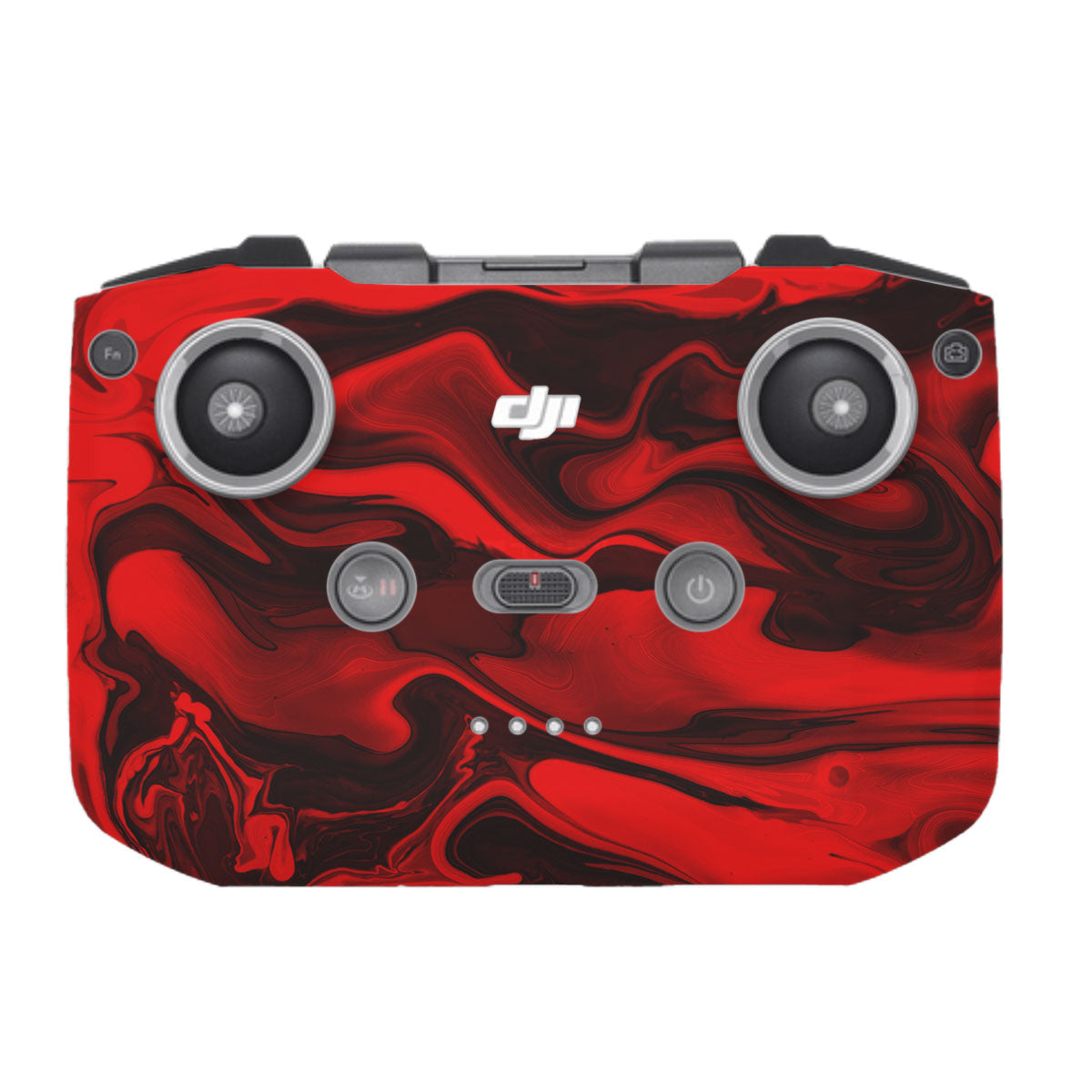 Red Lava Flow DJI RC-N1 Remote Controller Skin