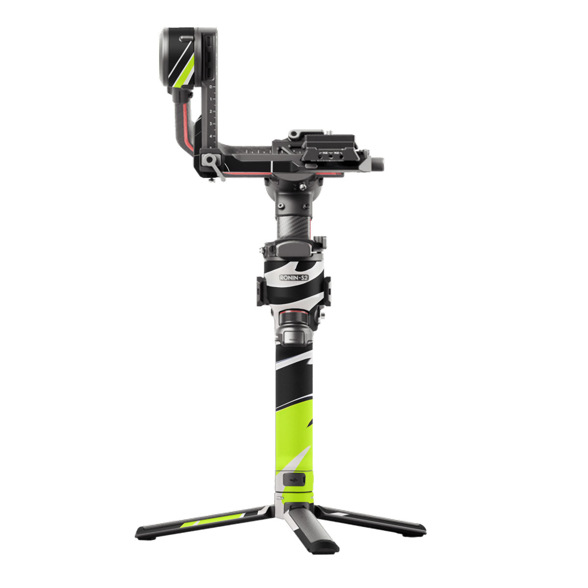 Neon Green and Black Pattern DJI RS 2 Gimbal Skin